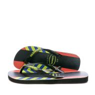 Tongs Noir Homme Havaianas Top Lines pas cher