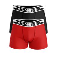 X2 Boxers Noir/Rouge Homme Airness 1/57/132 pas cher