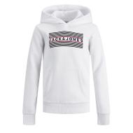 Sweat Blanc Garçon Jack and Jones jecorp pas cher