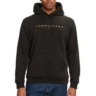 Sweat à Capuche Noir Homme Tommy Hilfiger Linear Gold