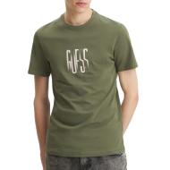 T-shirt Kaki Homme Guess Shaded