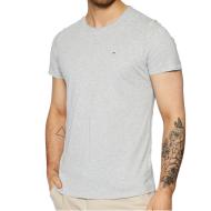 T-shirt Gris Chiné Homme Tommy Hilfiger Slim Jaspe