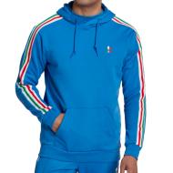 Sweat à capuche Bleu Homme Adidas Hoodie pas cher