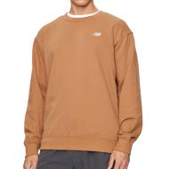 Sweat Camel Homme New Balance Logo French pas cher