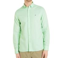 Chemise Vert Homme Tommy Hilfiger Dobby pas cher