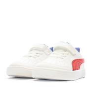 Baskets Blanc/Rouge Fille/Garçon Puma Rickie vue 6