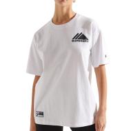 T-shirt Blanc Femme Superdry Mountain pas cher