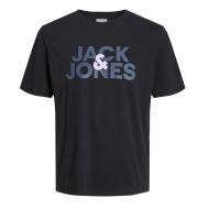 T-shirt Noir Homme Jack & Jones Jacula