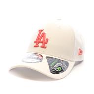 Casquette Blanche/Rose Homme New Era Outline 9fifty pas cher