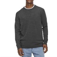 Pull Gris Foncé Homme Only & Sons 12Solid pas cher