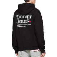 Sweat Noir Homme Tommy Hilfiger DM0DM18860 vue 2