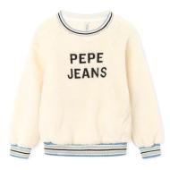 Sweat Écru Fille Pepe Jeans Seliny pas cher