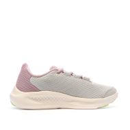 Chaussures de Running Gris/Rose Femme Under Armour Charged Pursuit 3 vue 2