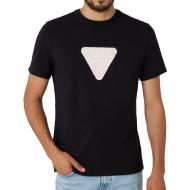 T-shirt Noir Homme Guess M4YI35J1314