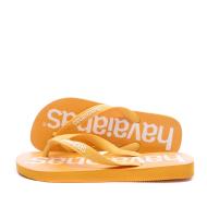 Tongs Orange Mixte Havaianas Logomania