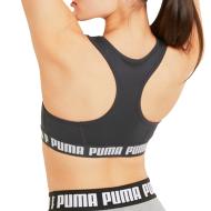 Brassière Noir Femme Puma Strong Mid vue 2