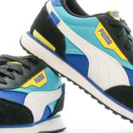 Baskets Noires/Bleu Garçon Puma Future Rider vue 7