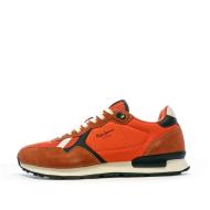 Baskets Orange Homme Pepe jeans Brit Heritage pas cher