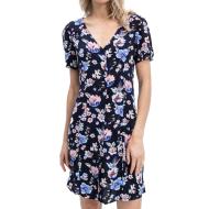 Robe Bleu à fleurs Femme Only Nova