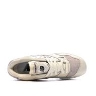 Baskets Blanches/Gris Femme New Balance 550 vue 4