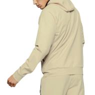 Sweat Zippé Beige Homme Puma Dobby vue 2