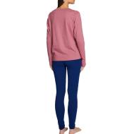 Pyjama Rose/Marine Femme Tommy Hilfiger UW0UW03879 vue 2