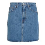 Jupe Mom Bleu Femme Tommy Hilfiger Skirt pas cher