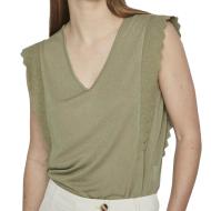 Blouse Vert Femme Vila Miosa