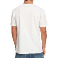 T-shirt Blanc Homme Quiksilver Circle Trim vue 2