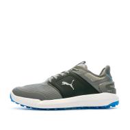 Chaussures de golf Grise/Noir/Bleu Homme Puma Ignite pas cher