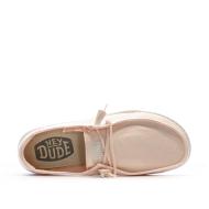 Chaussures Rose Femme Hey Dude Wendy Slub Canvas vue 4