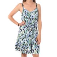 Robe Blanche/Bleu Femme Vero Moda Easy Singlet