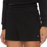 Short Noir Femme Calvin Klein Jeans Embro Badge pas cher