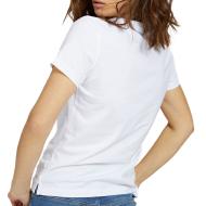 T-shirt Blanc Femme Guess Original vue 2