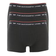 x3 Boxers Noires/Rouges Homme Diesel Timers pas cher