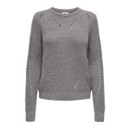 Pull en Maille Gris  Femme JDY Felo Struc pas cher