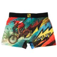 Boxer Noir/Jaune à Imprimés Homme Freegun Vtt vue 2