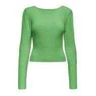 Pull en Maille douce Vert Femme Only Piumo