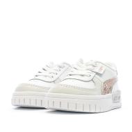 Baskets Blanches/Rose Fille PUMA Cali Dream Snake vue 6