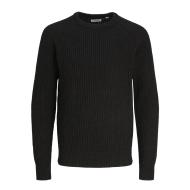 Pull Noir Garçon Jack & Jones Crew Neck