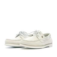 Chaussures bateaux Blanches Femme TBS PALMELA vue 6