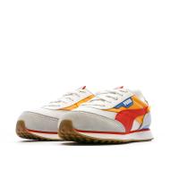 Baskets Blanches/Orange Garçon Puma Future Rider Splash vue 6