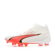 Chaussures de Football Blanche/Rose/Noire Homme Puma Ultra Pro