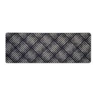 Tapis Gris/Noir Luance 50x120cm Africa pas cher