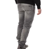 Jean Regular Fit Gris Homme Teddy Smith Reeple Rock vue 2