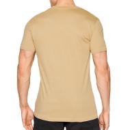 T-shirt Beige Homme Calvin Klein Jeans Two Tone vue 2