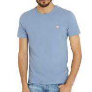 T-shirt Bleu Homme Guess Core pas cher