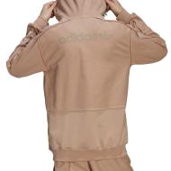 Sweat à capuche Rose Pâle Adidas Loopback vue 2