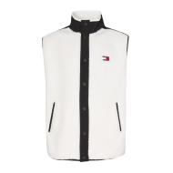 Veste sans manches Blanches Homme Tommy Hilfiger Badge Teddy pas cher