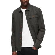 Chemise Noire Homme Superdry Vintage pas cher